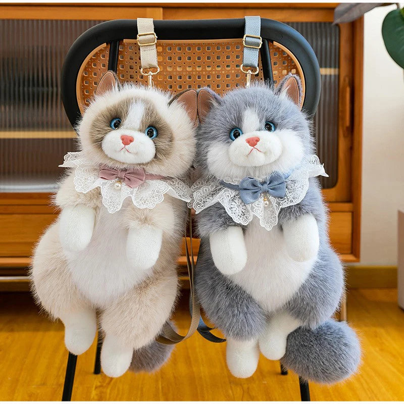 Plush Kitten Backpack