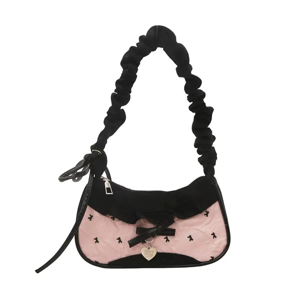 Sweetheart Ruched Mini Bag