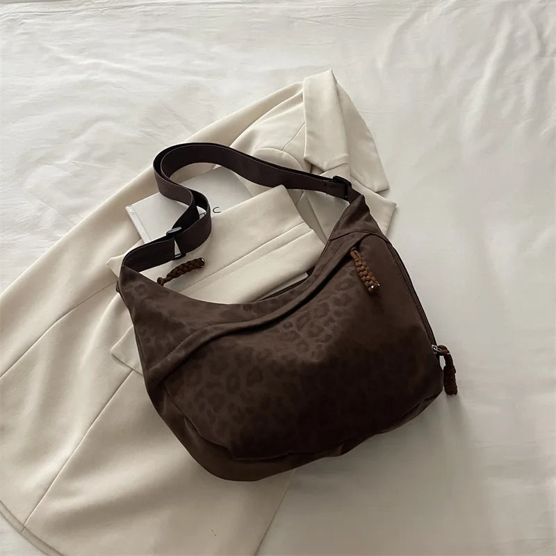 Leopard Print Crossbody Bag