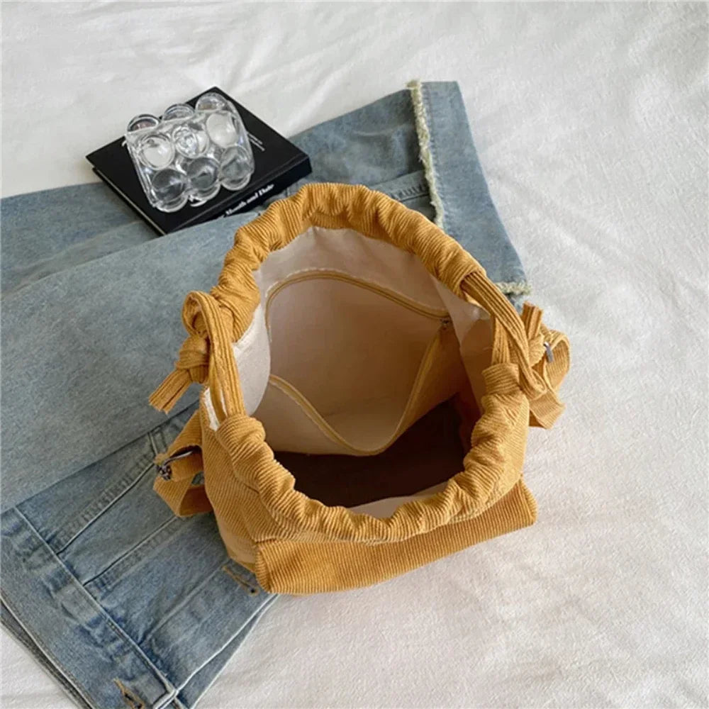 Drawstring Bucket Bag