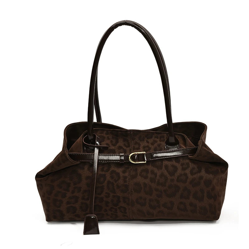 Leopard PU Leather Shoulder Bag