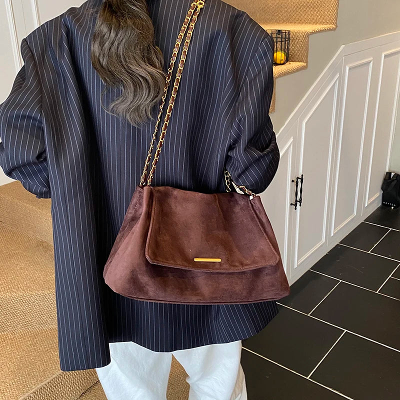 Tote Bag with Chain Strap