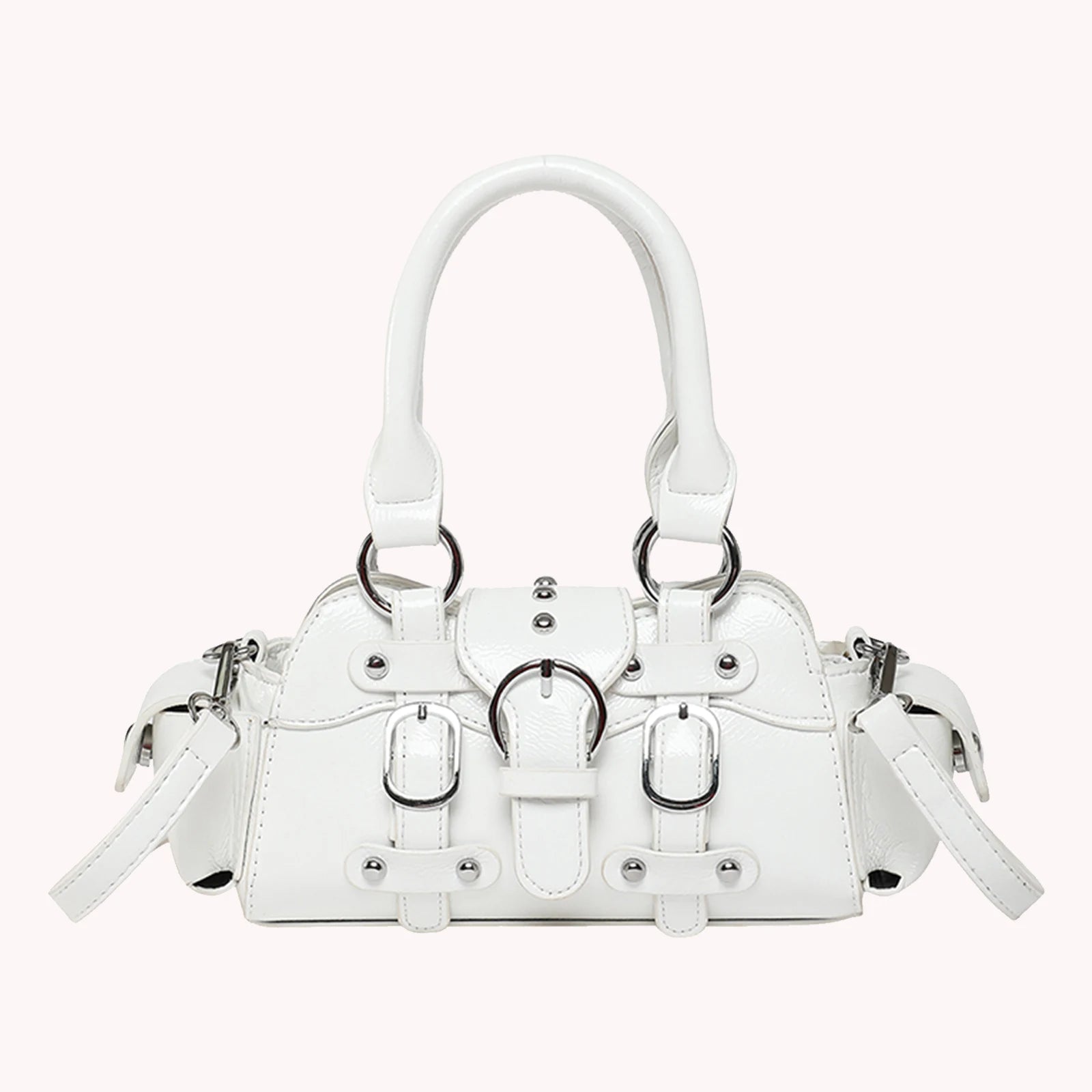 Moto Style Crossbody Bag