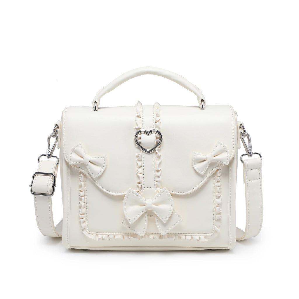 Bow Love Heart Tote Bag
