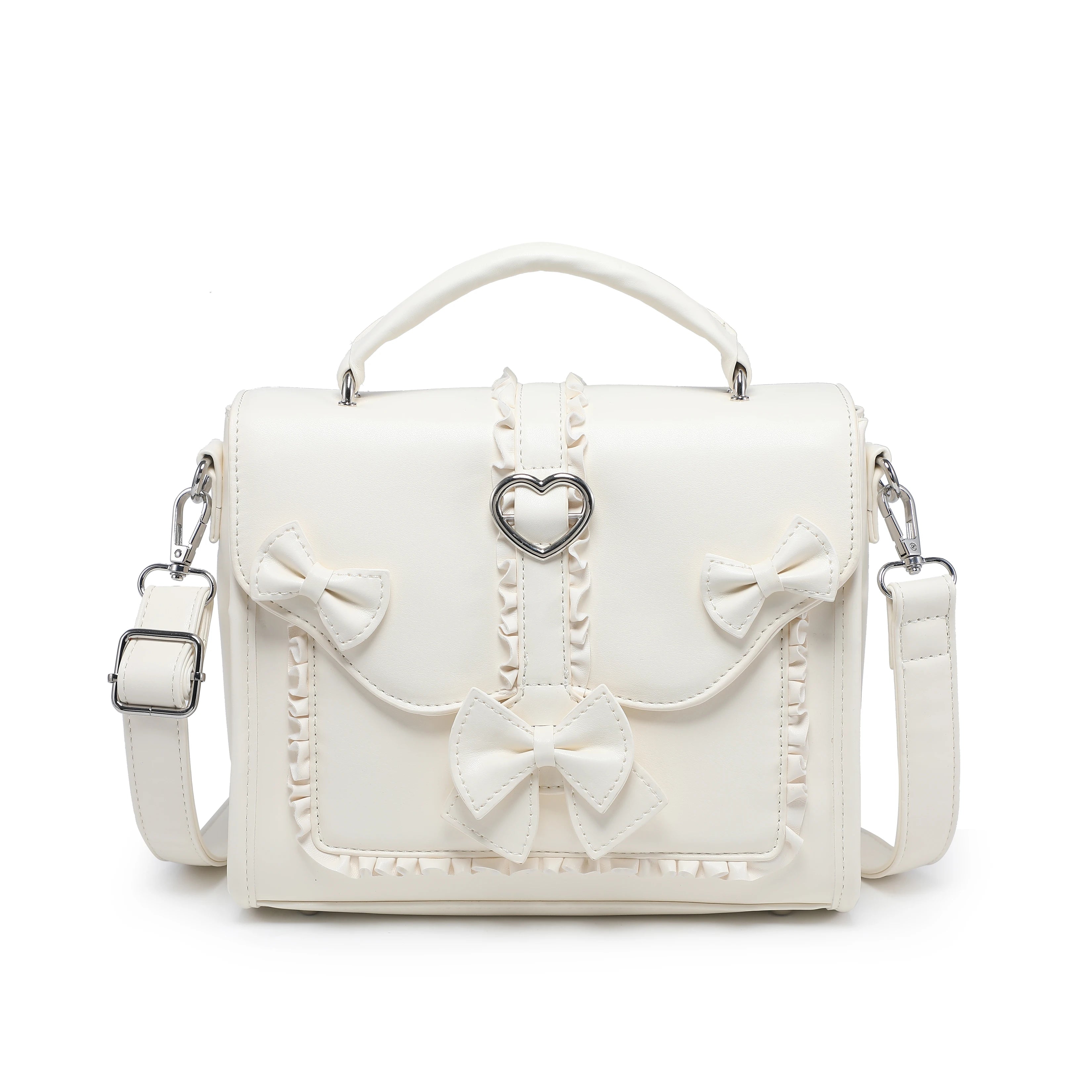 Bow Love Heart Tote Bag
