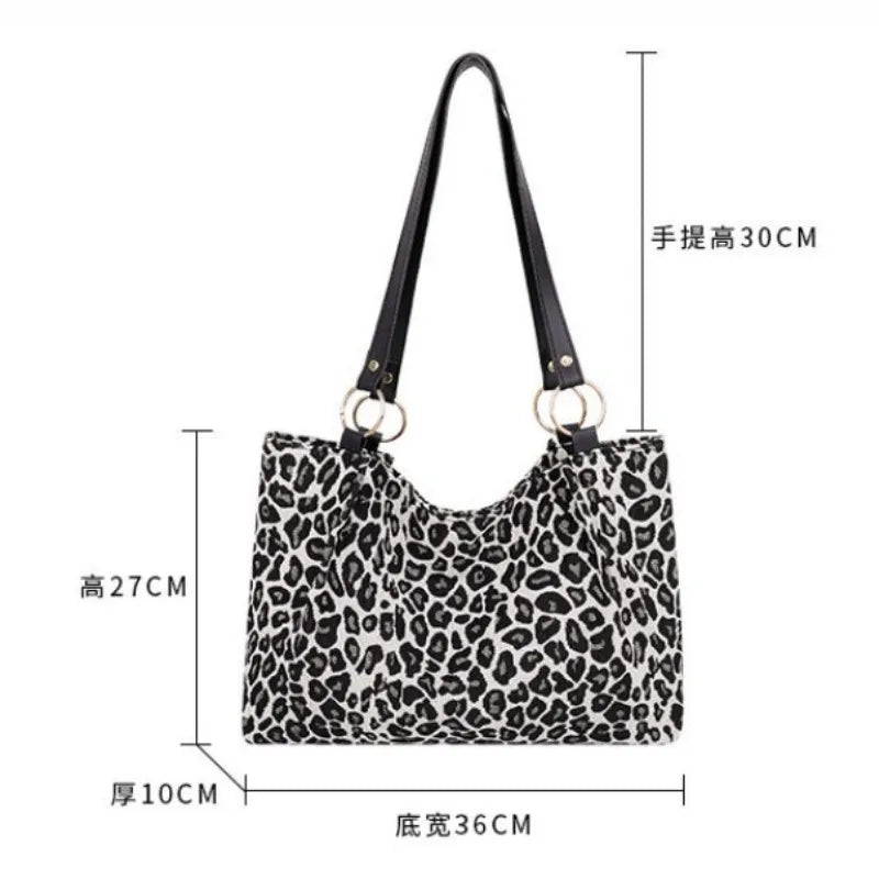 Leopard Print Tote Bag