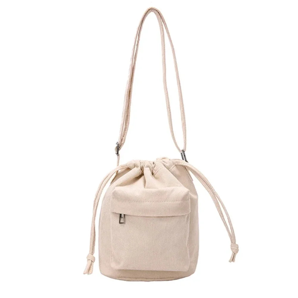 Drawstring Bucket Bag