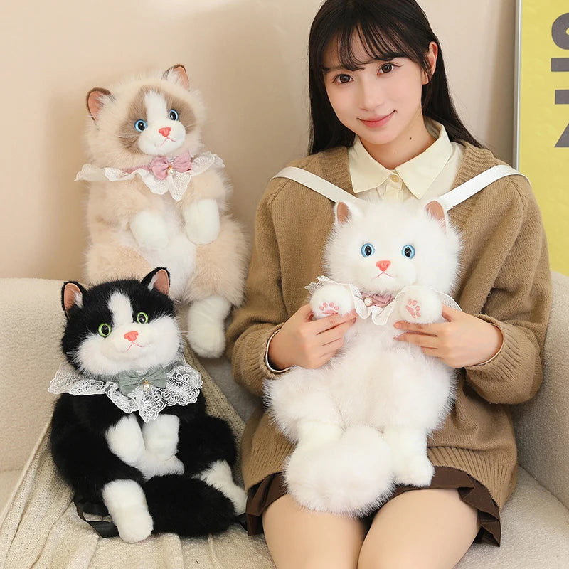 Plush Kitten Backpack