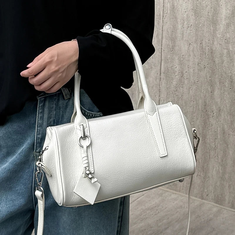 Cowhide Genuine Leather Shoulder Bag