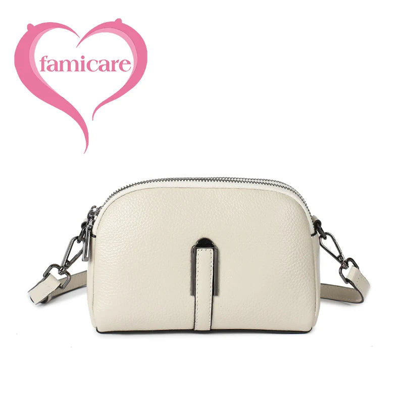 Genuine Leather Mobile Phone Shoulder Bag