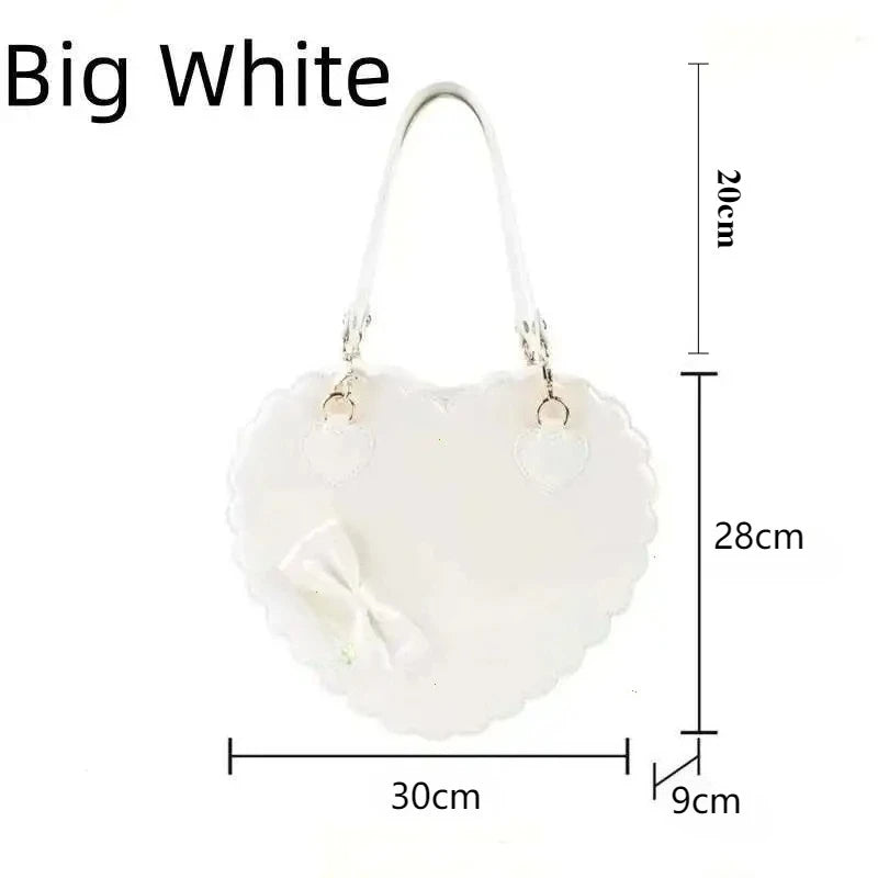 PU Heart Handbag