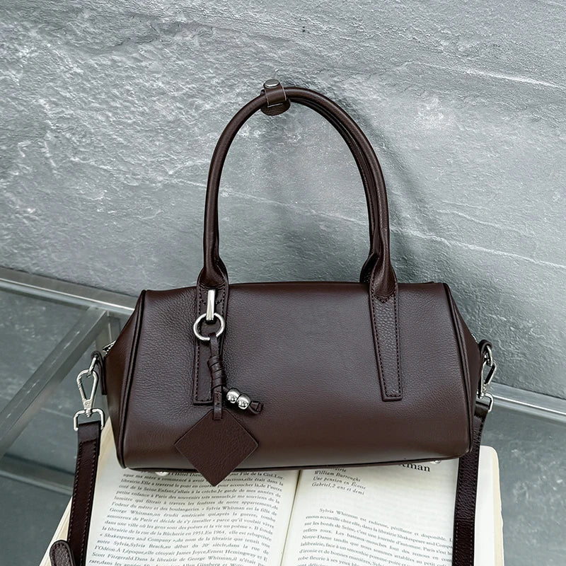 Cowhide Genuine Leather Shoulder Bag