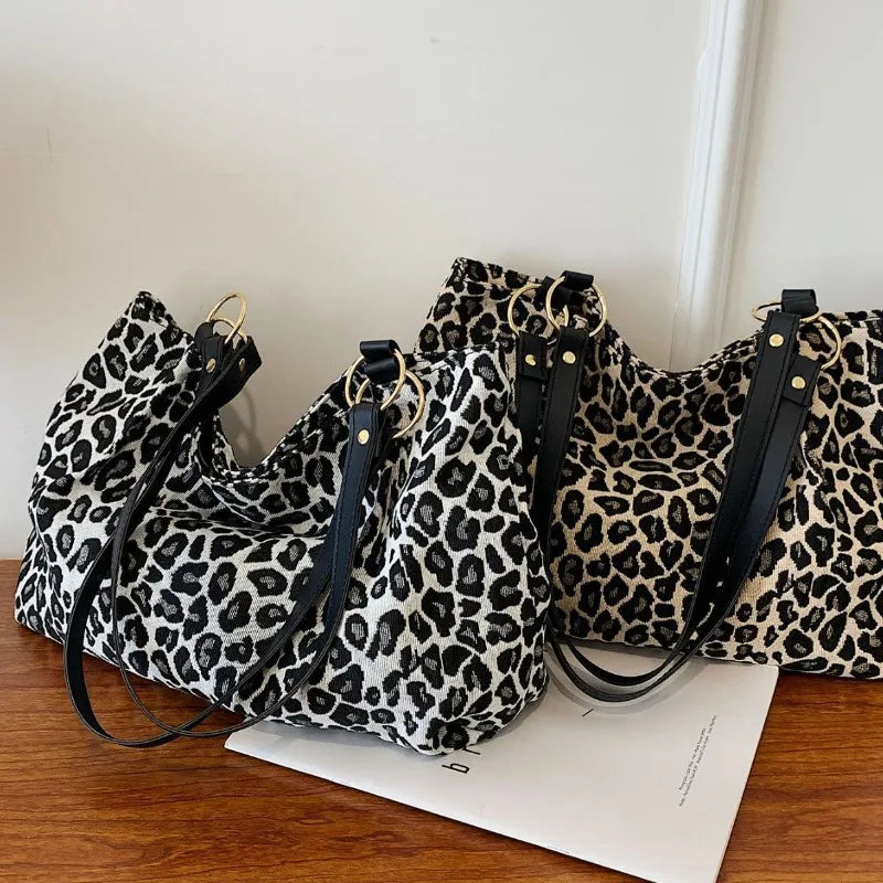 Leopard Print Tote Bag